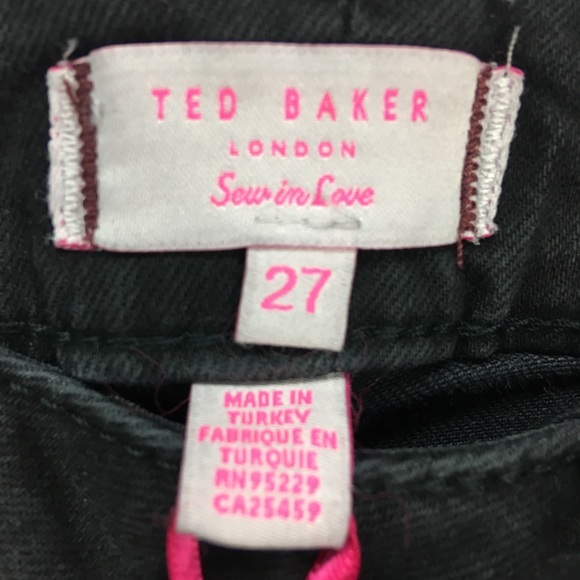 Ted Baker Sylina Black Wash Denim Jeans - Picture 5 of 6